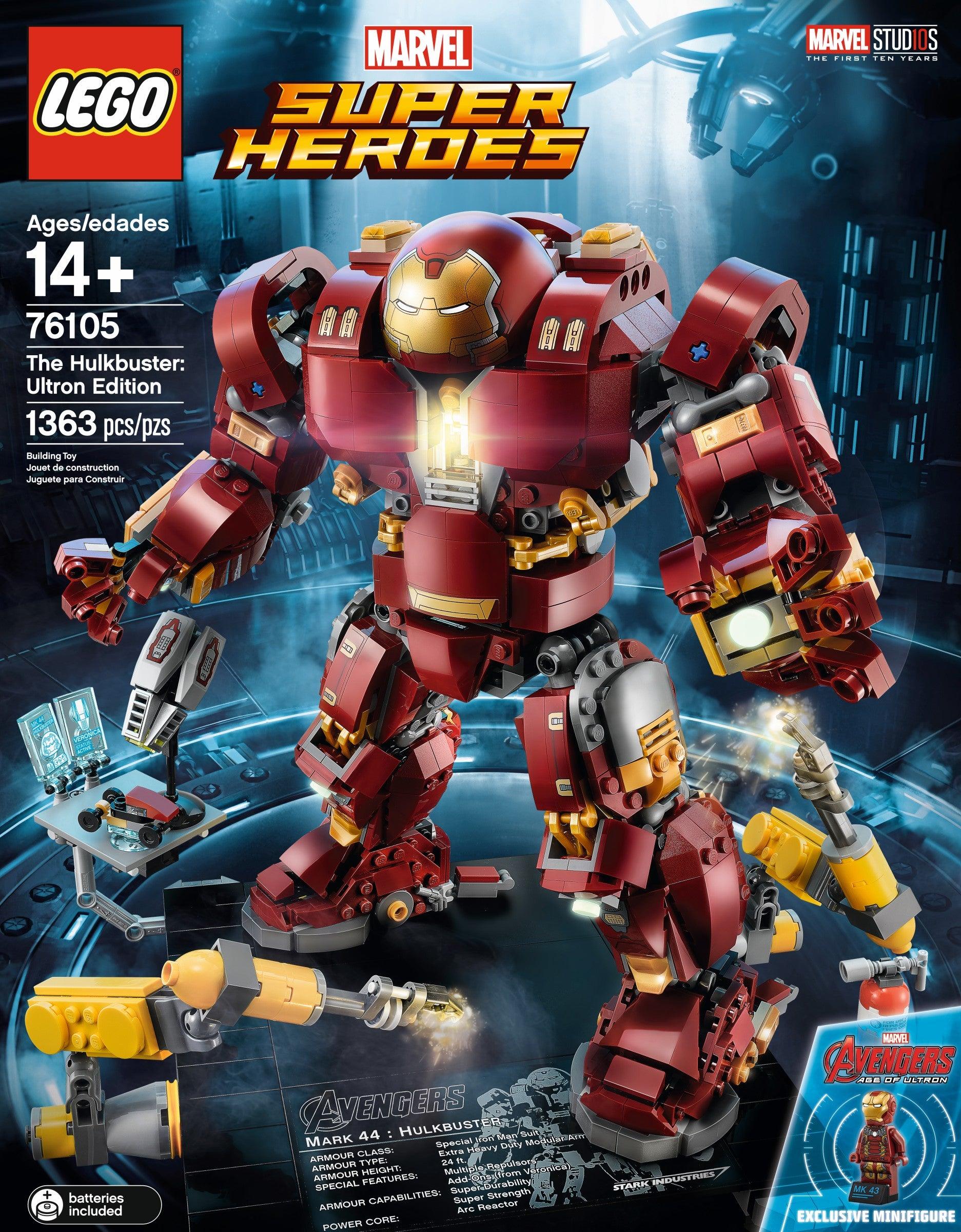 LEGO Hulkbuster Ultron Edition 76105 Superheroes LEGO SUPERHEROES @ 2TTOYS | Official LEGO shop😊🥰 LEGO €. 199.99