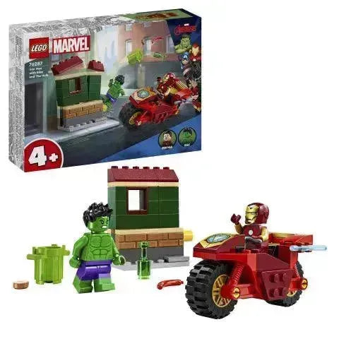 LEGO Iron Man with Bike and The Hulk 76287 Superheroes SUPERHEROES @ 2TTOYS | Official LEGO shop😊🥰 LEGO €. 12.99