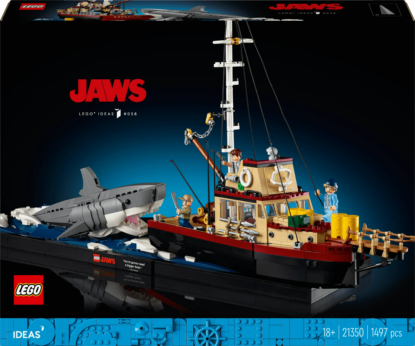 LEGO Jaws 21350 Ideas LEGO IDEAS @ 2TTOYS | Official LEGO shop😊🥰 LEGO €. 154.99