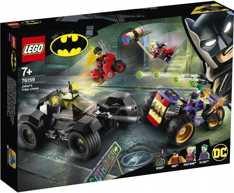 LEGO Joker‘s trike achtervolging op de motor 76159 Batman LEGO BATMAN @ 2TTOYS | Official LEGO shop😊🥰 LEGO €. 49.98