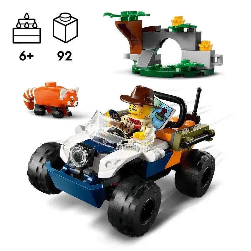 LEGO Jungleonderzoekers: rode panda-missie met terreinwagen 60424 City LEGO CITY @ 2TTOYS | Official LEGO shop😊🥰 LEGO €. 8.49