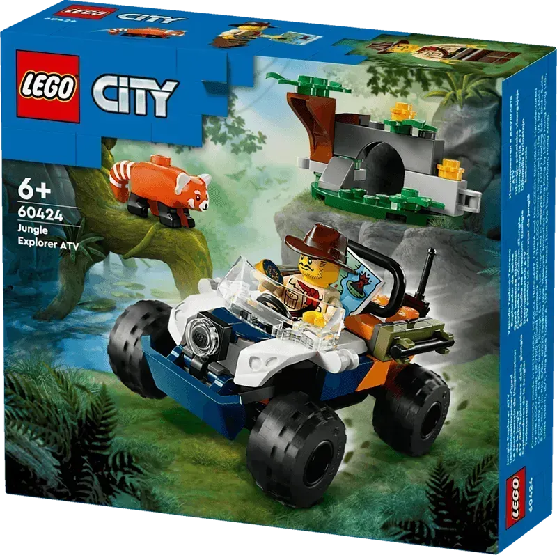 LEGO Jungleonderzoekers: rode panda-missie met terreinwagen 60424 City LEGO CITY @ 2TTOYS | Official LEGO shop😊🥰 LEGO €. 8.49