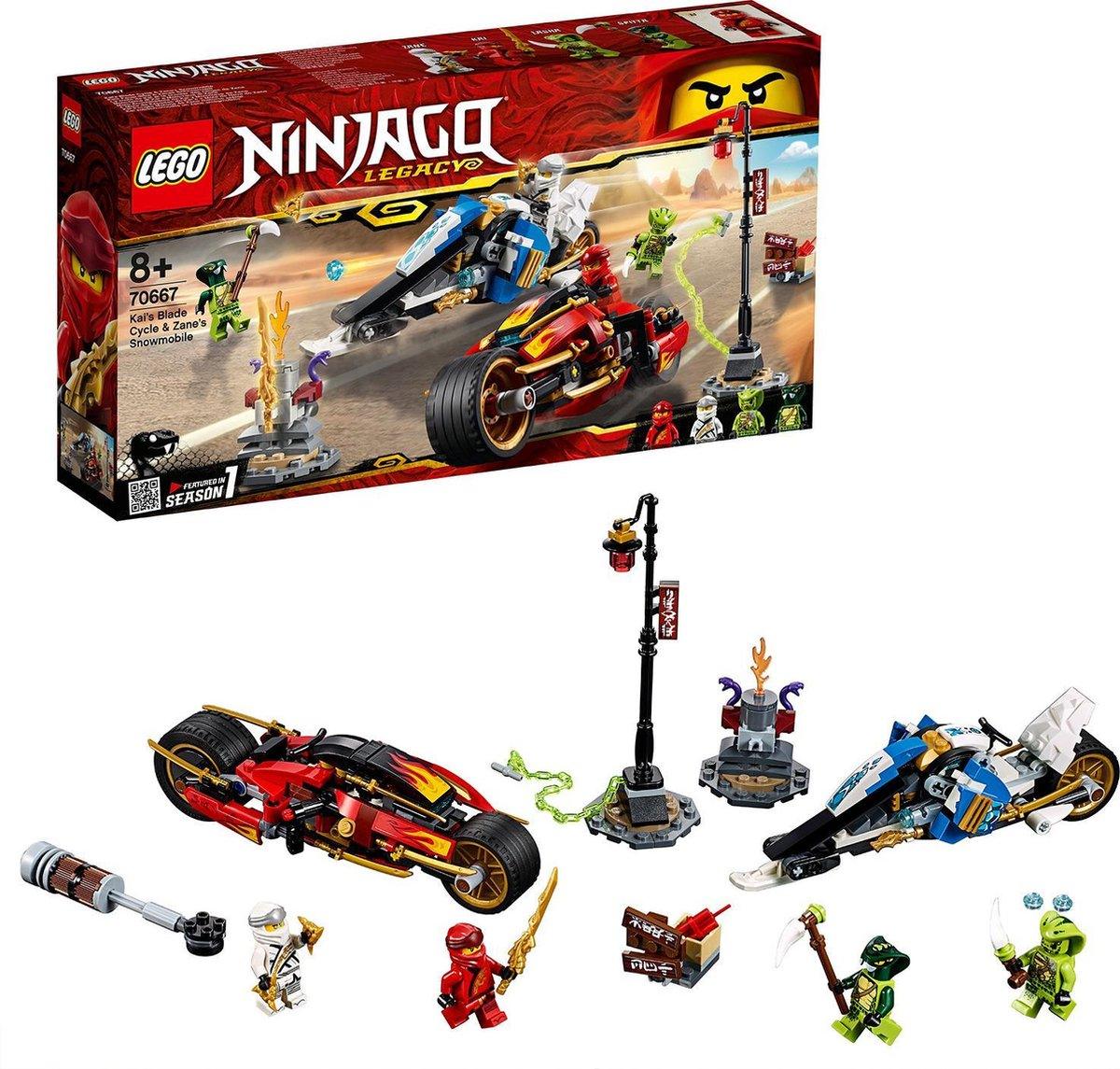 LEGO Kais Feuer-Bike zwaardmotor & Zanes sneeuwscooter 70667 Ninjago LEGO NINJAGO @ 2TTOYS LEGO €. 32.99