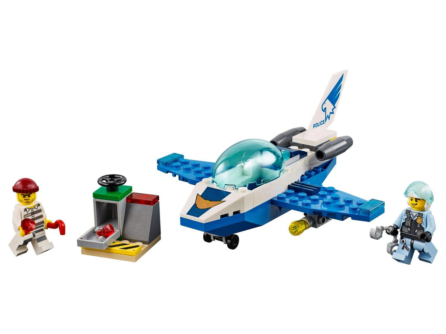 LEGO Lucht politie vliegtuig patrouille 60206 City LEGO CITY POLITIE @ 2TTOYS LEGO €. 8.99