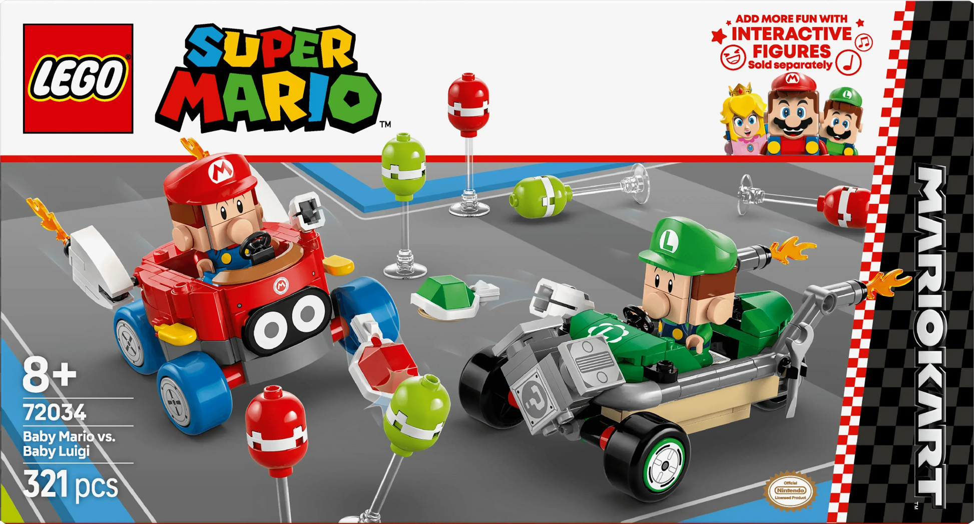 LEGO Mario Kart – Baby Mario vs. Baby Luigi 72034 SuperMario LEGO SUPERMARIO @ 2TTOYS | Official LEGO shop😊🥰 LEGO €. 25.49