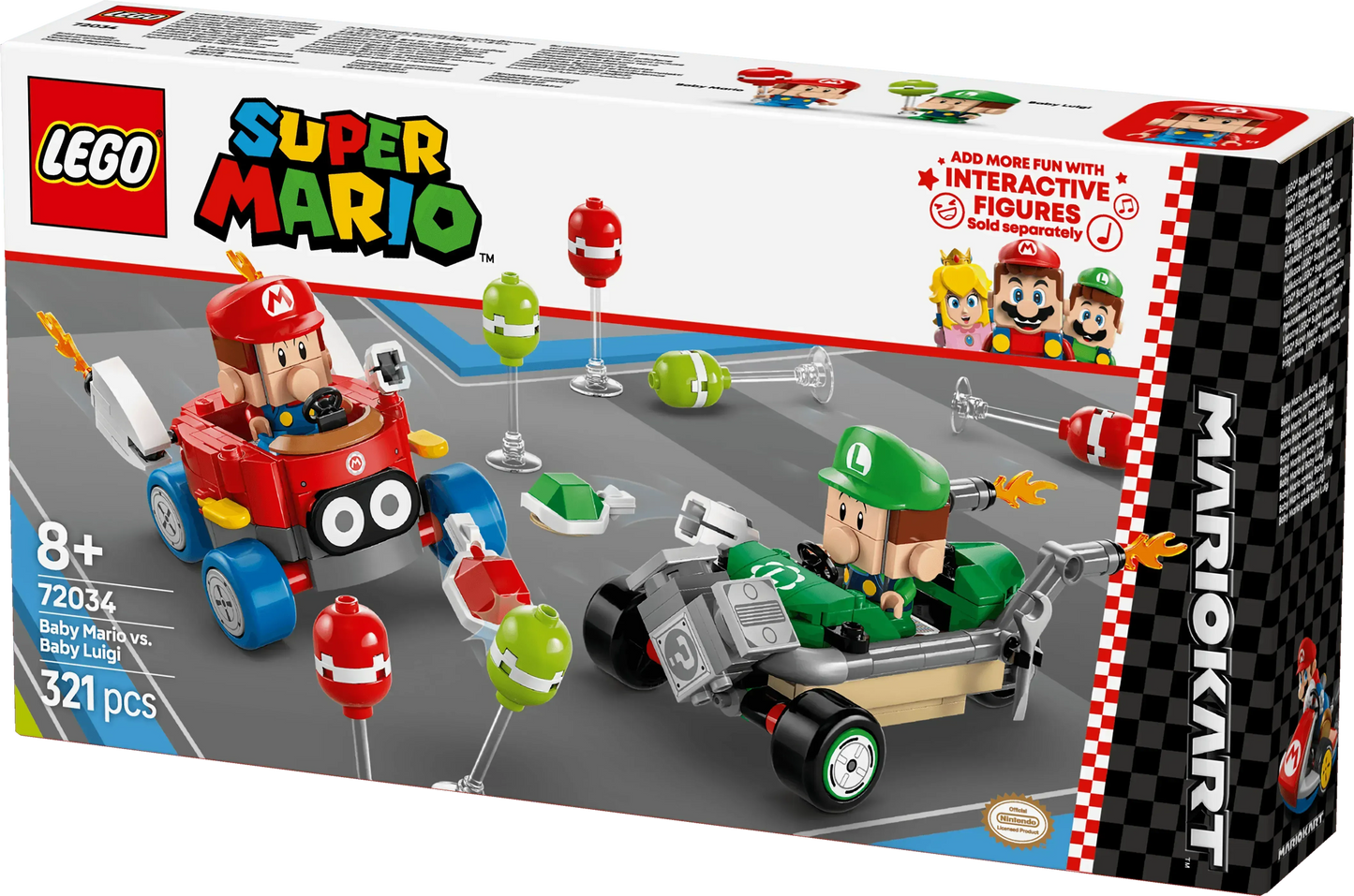 LEGO Mario Kart – Baby Mario vs. Baby Luigi 72034 SuperMario LEGO SUPERMARIO @ 2TTOYS | Official LEGO shop😊🥰 LEGO €. 25.49