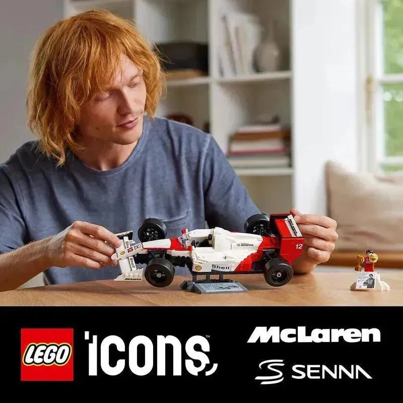 LEGO McLaren MP4/4 & Ayrton Senna 10330 Icons LEGO Icons @ 2TTOYS | Official LEGO shop😊🥰 LEGO €. 79.99