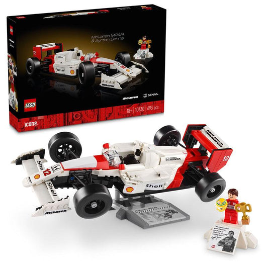 LEGO McLaren MP4/4 en Ayrton Senna 10330 Icons LEGO Icons @ 2TTOYS | Official LEGO shop😊🥰 LEGO €. 67.49