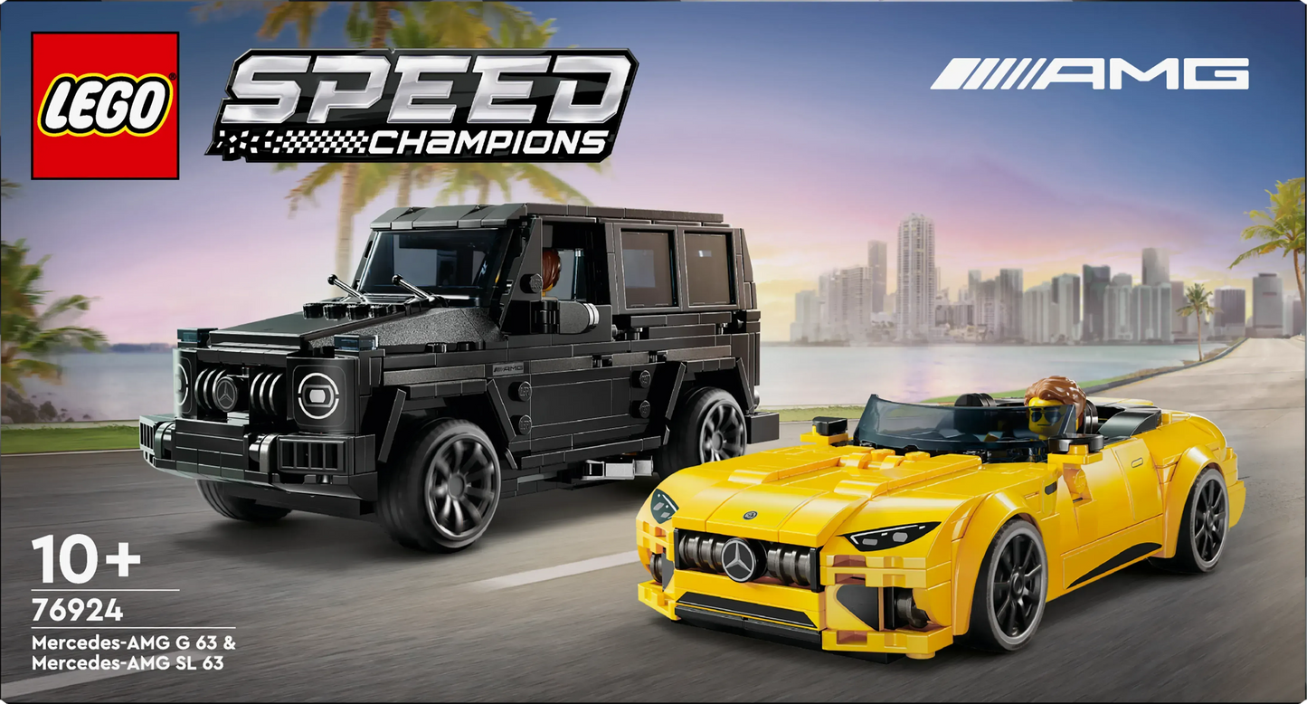 LEGO Mercedes-AMG GT Roadster 2024 & AMG G 63 76924 Speedchampions LEGO SPEEDCHAMPIONS @ 2TTOYS | Official LEGO shop😊🥰 LEGO €. 42.49