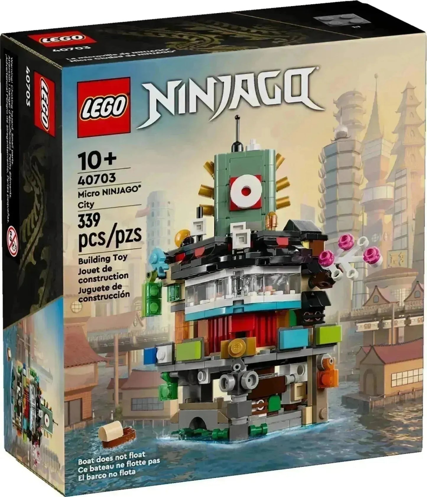 LEGO Micro NINJAGO City: Bouw je eigen mini NINJAGO stad 40703 Ninjago LEGO NINJAGO @ 2TTOYS | Official LEGO shop😊🥰 LEGO €. 29.99