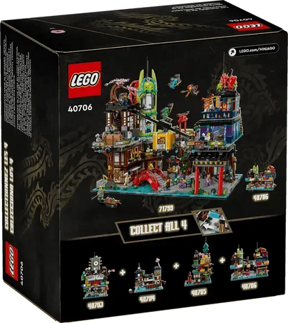 LEGO Micro NINJAGO® stadsmarkten 40706 Ninjago LEGO NINJAGO @ 2TTOYS | Official LEGO shop😊🥰 LEGO €. 14.49