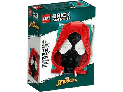 LEGO Miles Morales afbeelding 40536 Spiderman Bricksketches LEGO BRICKHEADZ @ 2TTOYS | Official LEGO shop😊🥰 LEGO €. 16.99