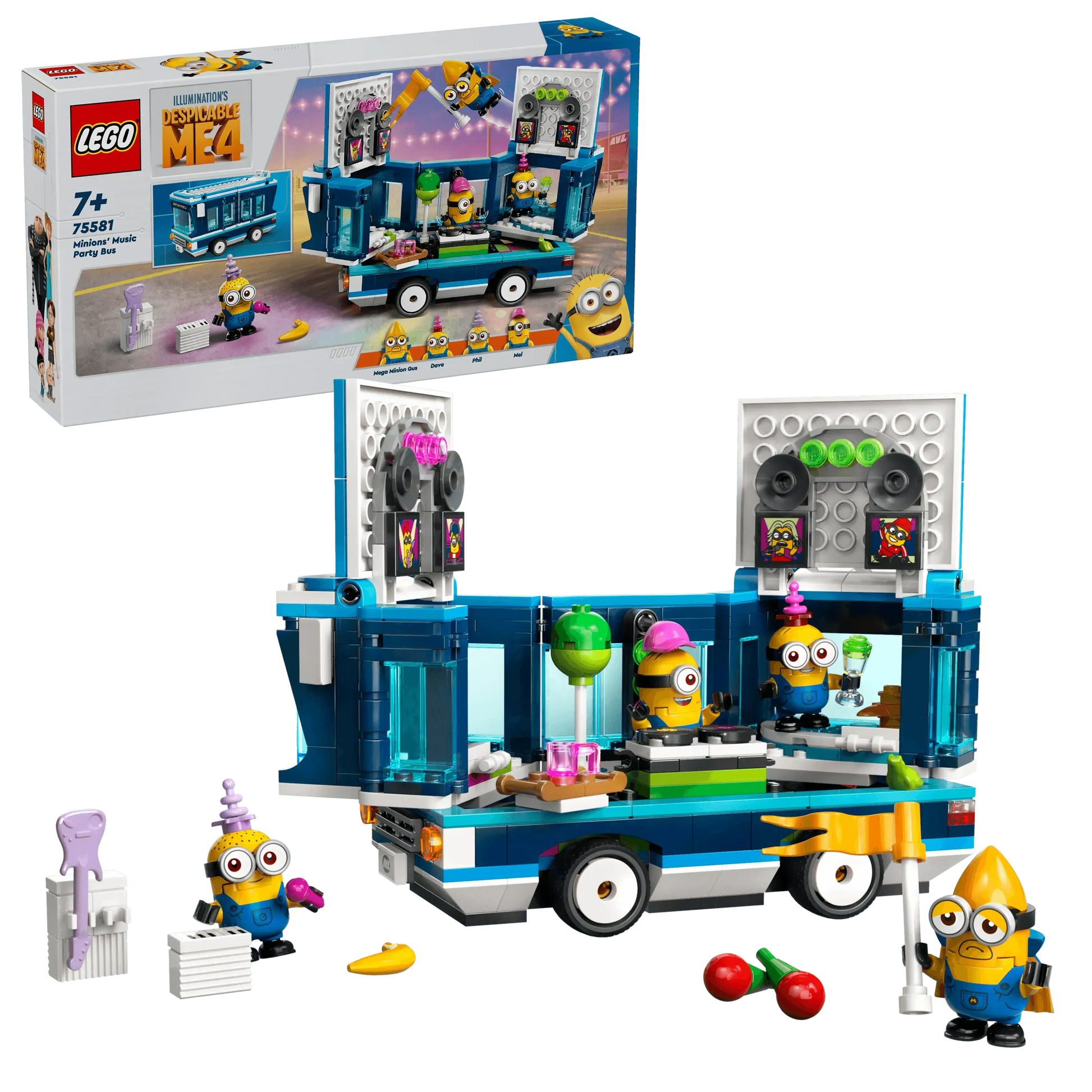 LEGO Muzikale feestbus van de Minions 75581 Minions LEGO MINIONS @ 2TTOYS | Official LEGO shop😊🥰 LEGO €. 33.98