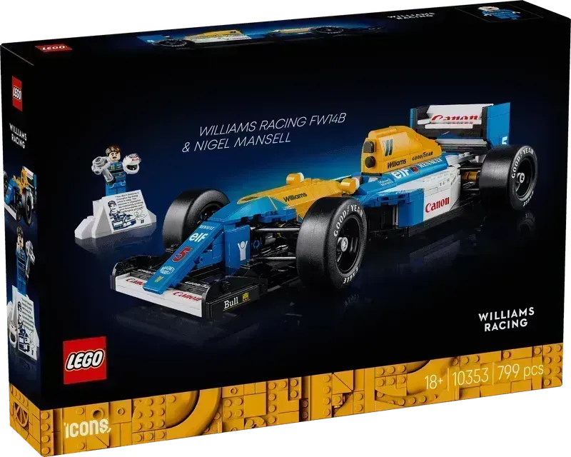 LEGO Nigel Mansell's F1 car 10353 Icons @ 2TTOYS | Official LEGO shop😊🥰 2TTOYS | Official LEGO shop😊🥰 €. 67.98