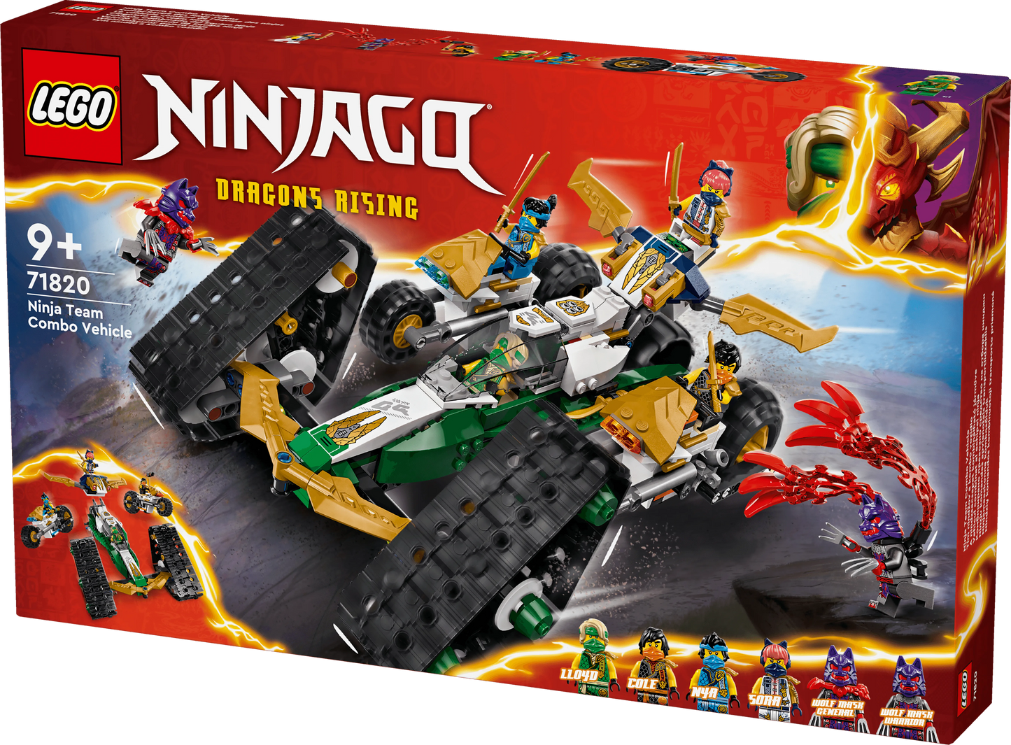 LEGO Ninja Team Combi Rups 71820 Ninjago (Pre-Order: verwacht juni) LEGO Ninjago @ 2TTOYS LEGO €. 76.49