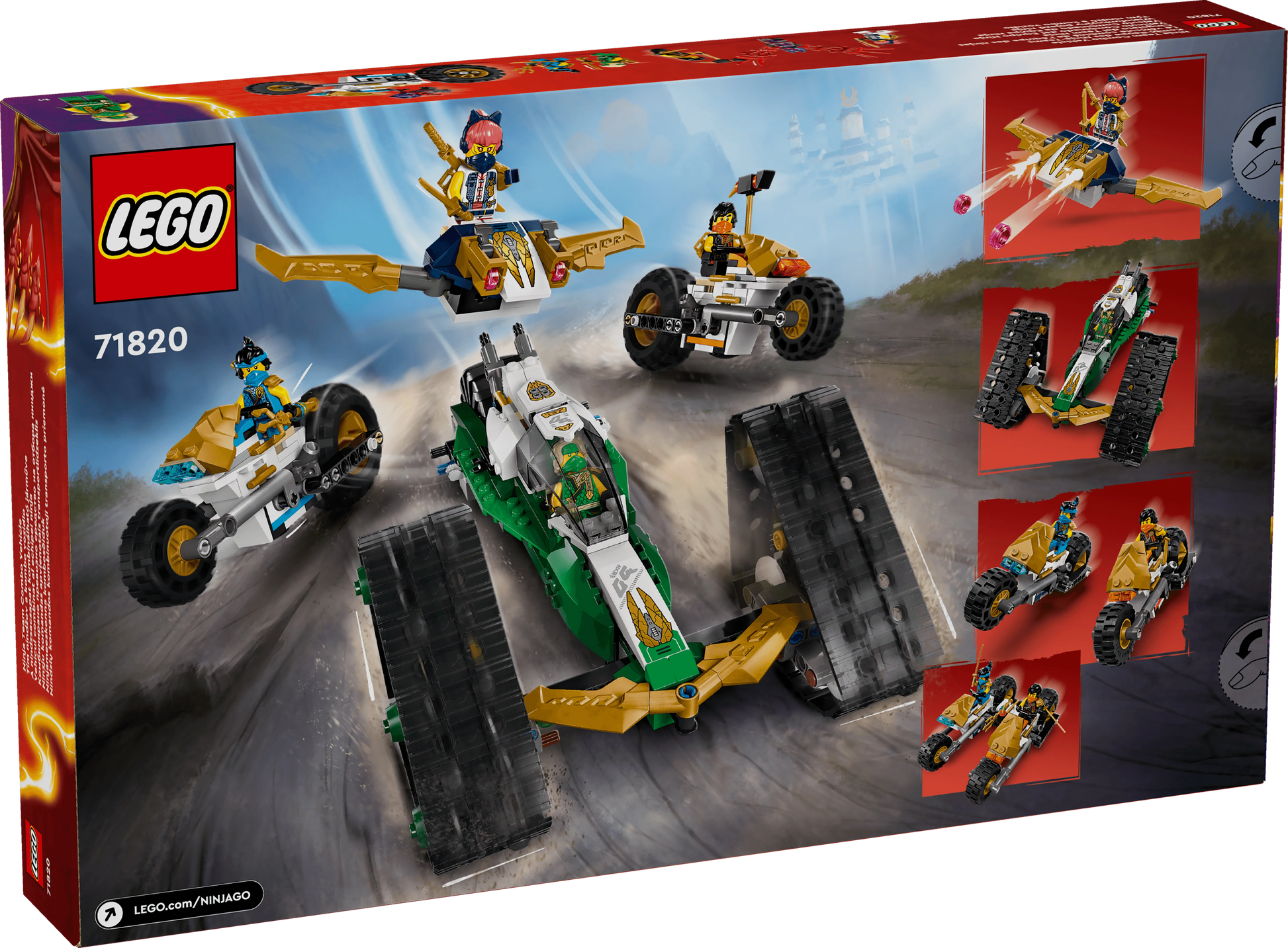 LEGO Ninja Team Combi Rups 71820 Ninjago (Pre-Order: verwacht juni) LEGO Ninjago @ 2TTOYS LEGO €. 76.49