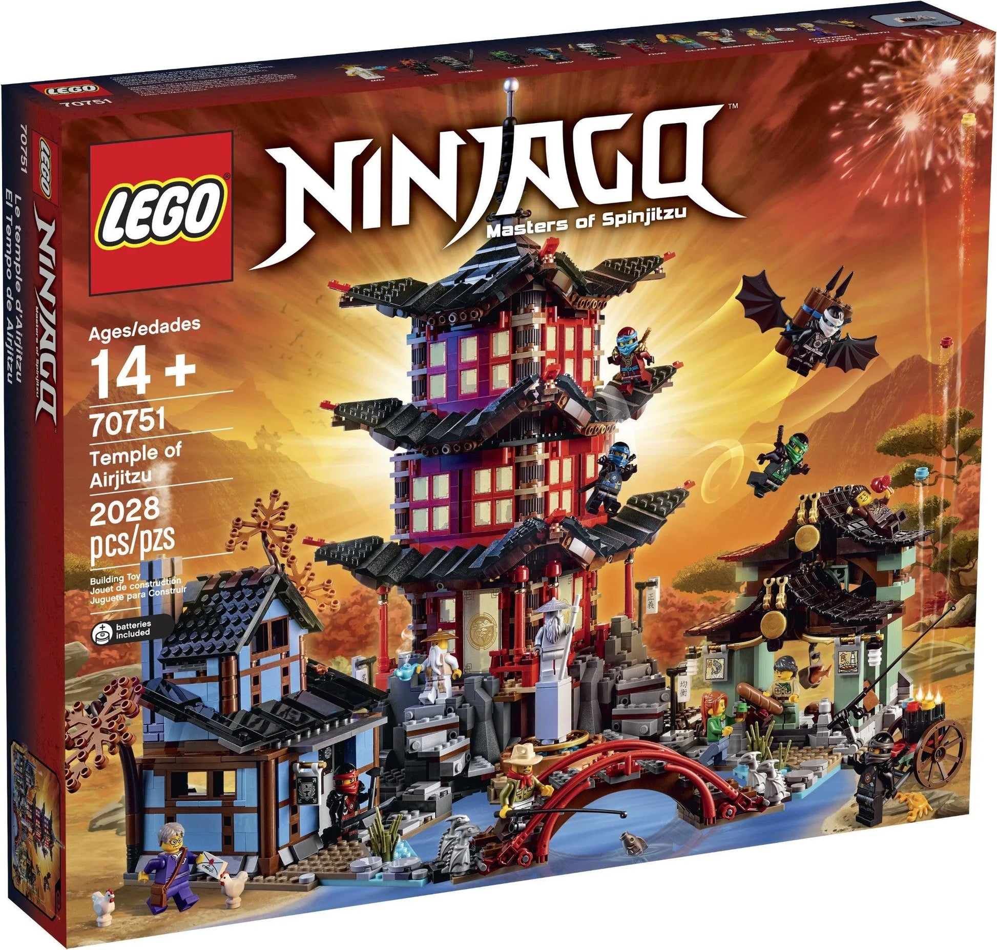 LEGO Ninjago Tempel van Airjitzu 70751 Ninjago LEGO NINJAGO @ 2TTOYS | Official LEGO shop😊🥰 LEGO €. 389.98