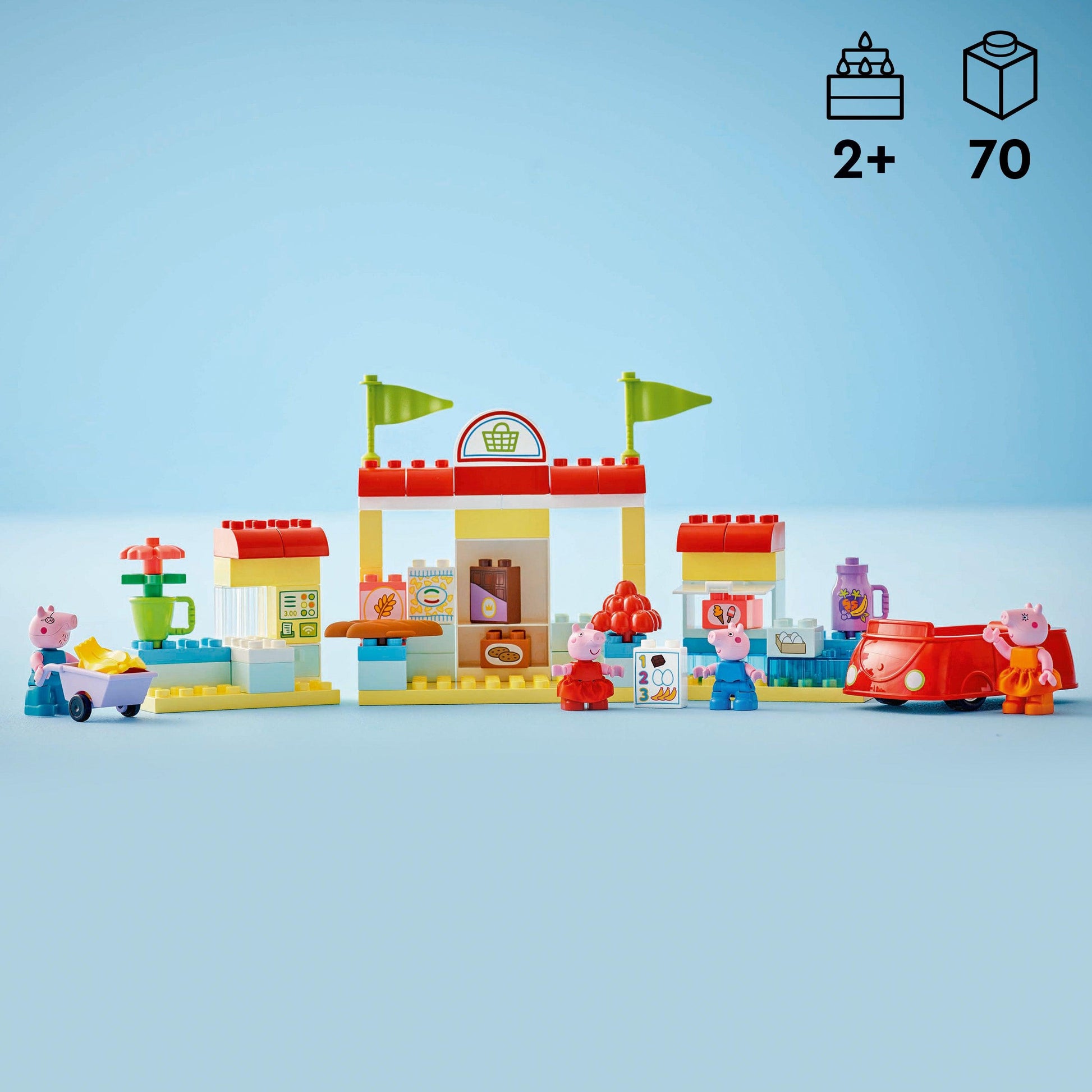 LEGO Peppa Big supermarkt 10434 DUPLO (Pre-Order: verwacht juni) PEPPA PIG @ 2TTOYS LEGO €. 59.49