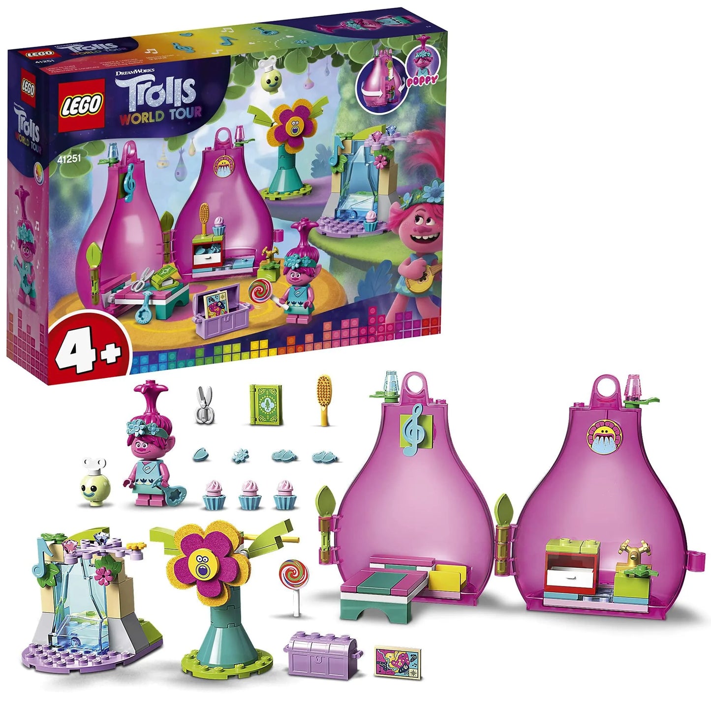 LEGO Poppy's supervrolijke Troll huisje 41251 Trolls LEGO TROLLS @ 2TTOYS | Official LEGO shop😊🥰 LEGO €. 17.99