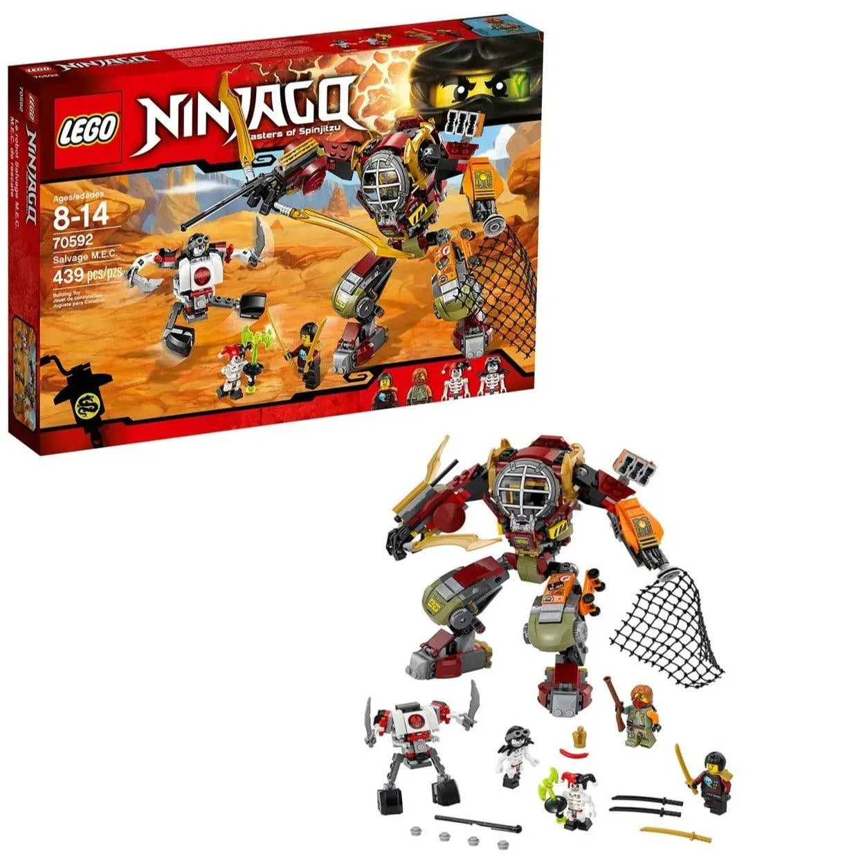 LEGO Redding M.E.C. Robot 70592 Ninjago LEGO NINJAGO @ 2TTOYS | Official LEGO shop😊🥰 LEGO €. 52.49