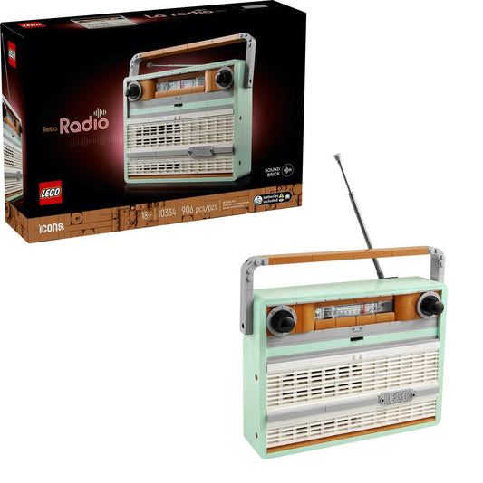 LEGO Retroradio 10334 Icons LEGO ICONS @ 2TTOYS LEGO €. 85.99