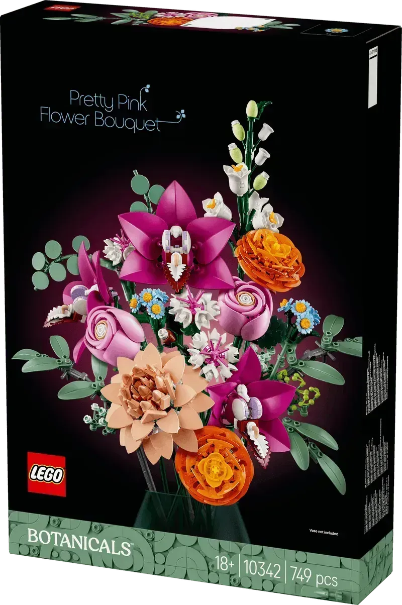 LEGO Roze boeket 10342 Botanical @ 2TTOYS | Official LEGO shop😊🥰 2TTOYS €. 49.99