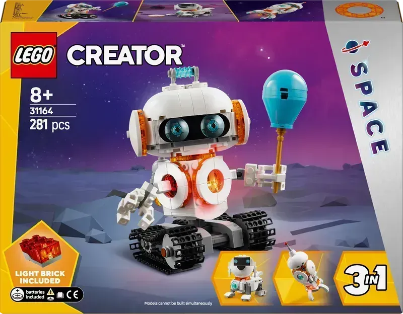 LEGO Ruimte Robot 31164 Creator 3 in 1 @ 2TTOYS | Official LEGO shop😊🥰 LEGO €. 21.49