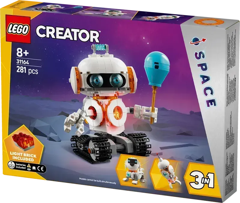 LEGO Ruimte Robot 31164 Creator 3 in 1 @ 2TTOYS | Official LEGO shop😊🥰 LEGO €. 21.49