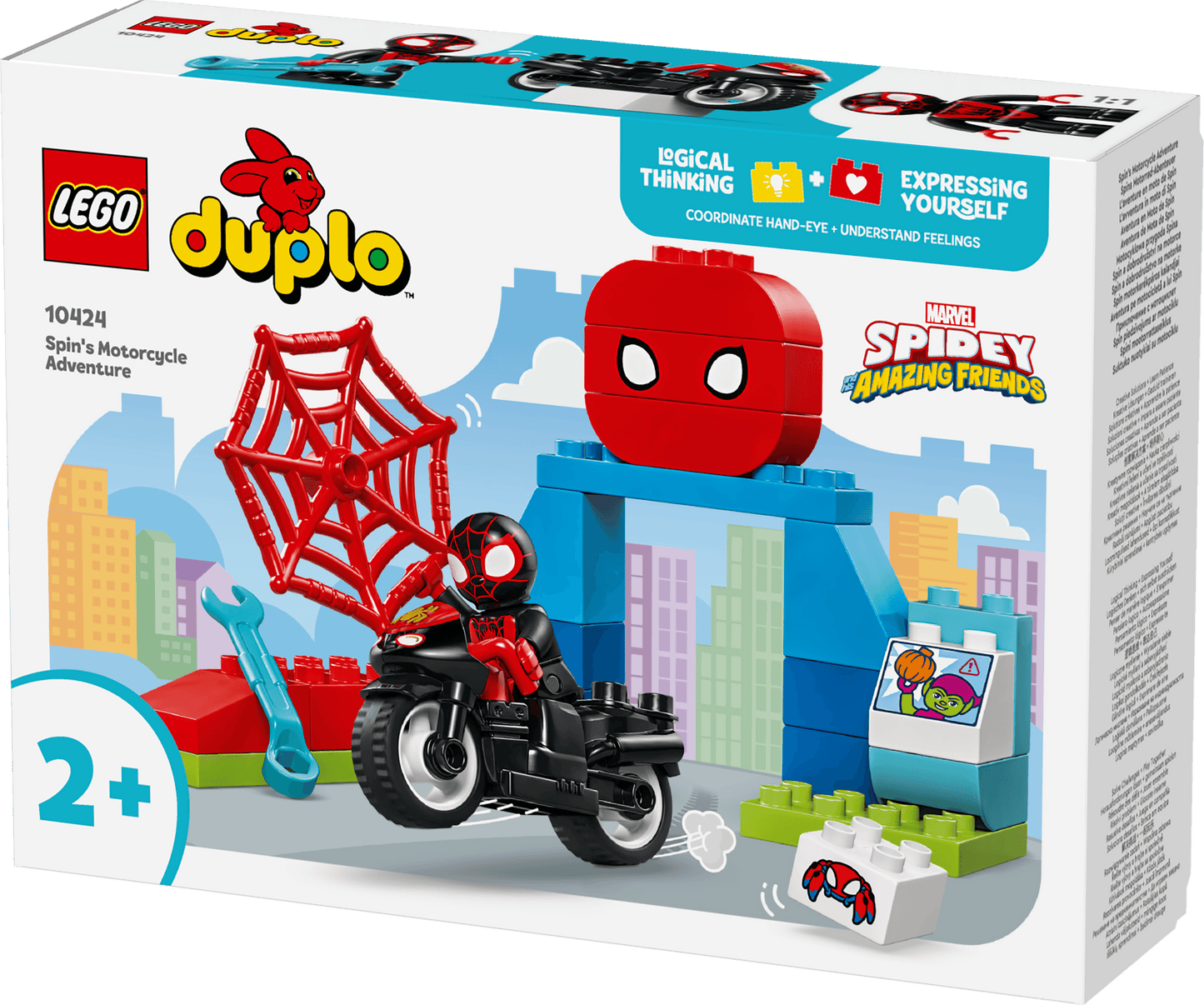 LEGO Spidy's Motorfiets avontuur 10424 Superheroes LEGO DUPLO @ 2TTOYS LEGO €. 16.49