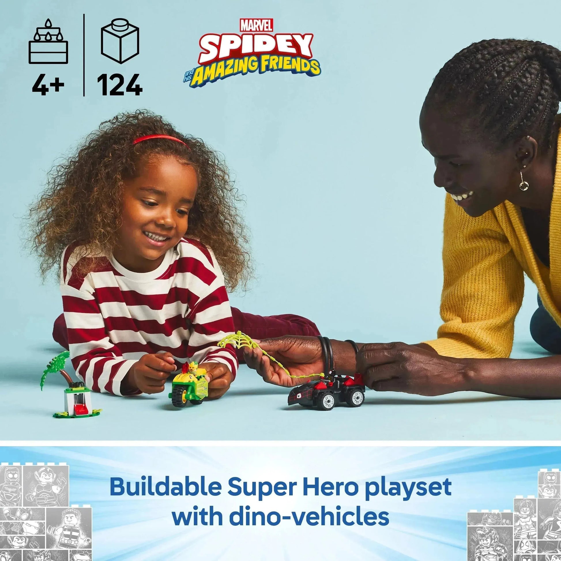 LEGO Spin en Electrische dino auto 11198 DUPLO @ 2TTOYS | Official LEGO shop😊🥰 2TTOYS €. 16.99