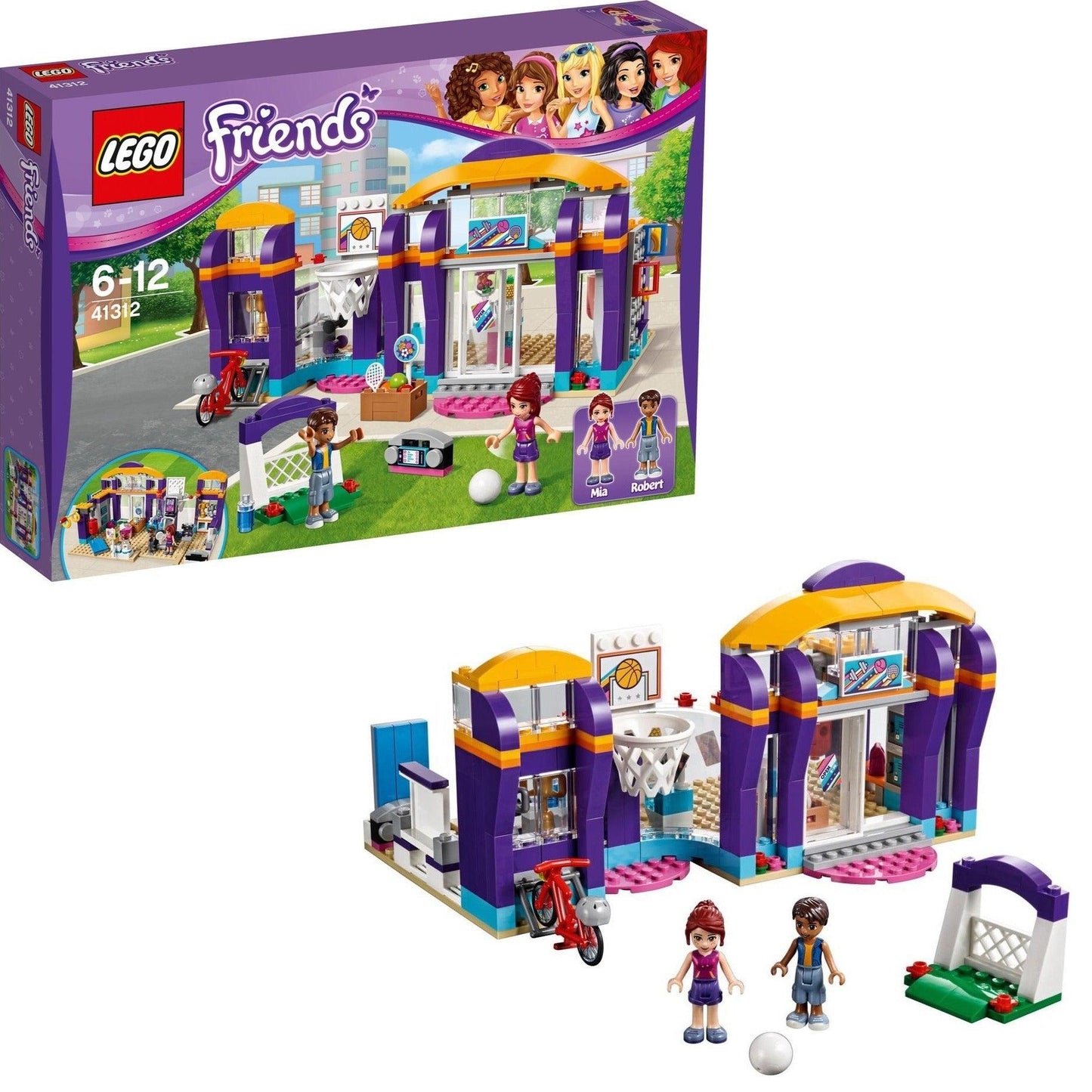 LEGO Sportschool met gymzaal 41312 Friends LEGO FRIENDS @ 2TTOYS | Official LEGO shop😊🥰 LEGO €. 39.99