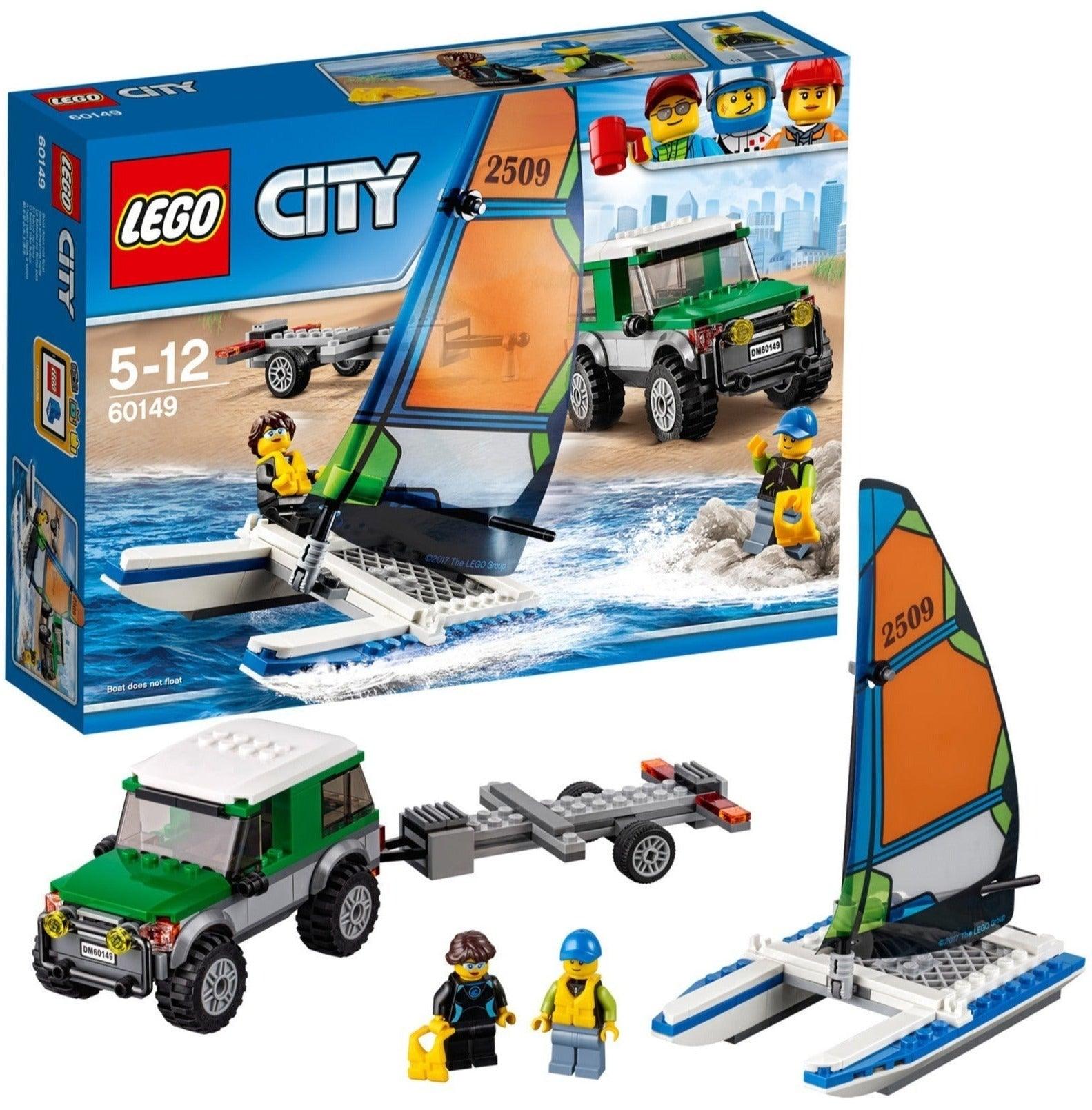 LEGO Stoere 4x4 auto met Catamaran 60149 City LEGO CITY GEWELDIGE VOERTUIGEN @ 2TTOYS | Official LEGO shop😊🥰 LEGO €. 17.49