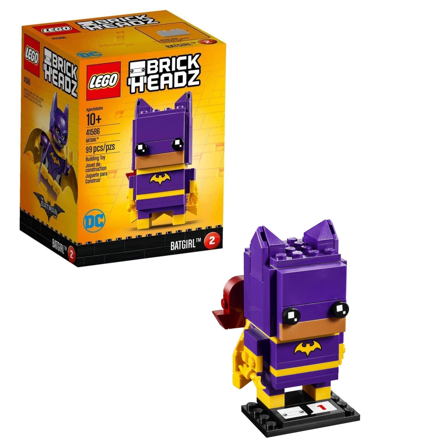 LEGO Super Bat girl 41586 Brickheadz (nr. 2) LEGO BRICKHEADZ @ 2TTOYS | Official LEGO shop😊🥰 LEGO €. 16.49