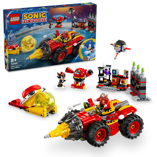 LEGO Super Sonic vs. Egg Drillster 76999 Sonic LEGO Sonic @ 2TTOYS | Official LEGO shop😊🥰 LEGO €. 67.99