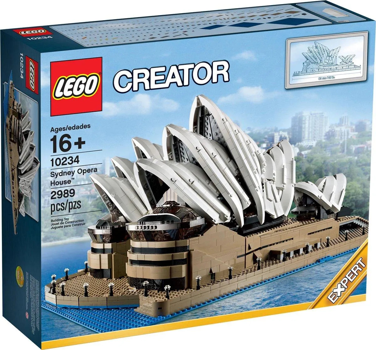 LEGO Syndney Opera House 10234 Creator Expert LEGO CREATOR EXPERT @ 2TTOYS | Official LEGO shop😊🥰 LEGO €. 429.99