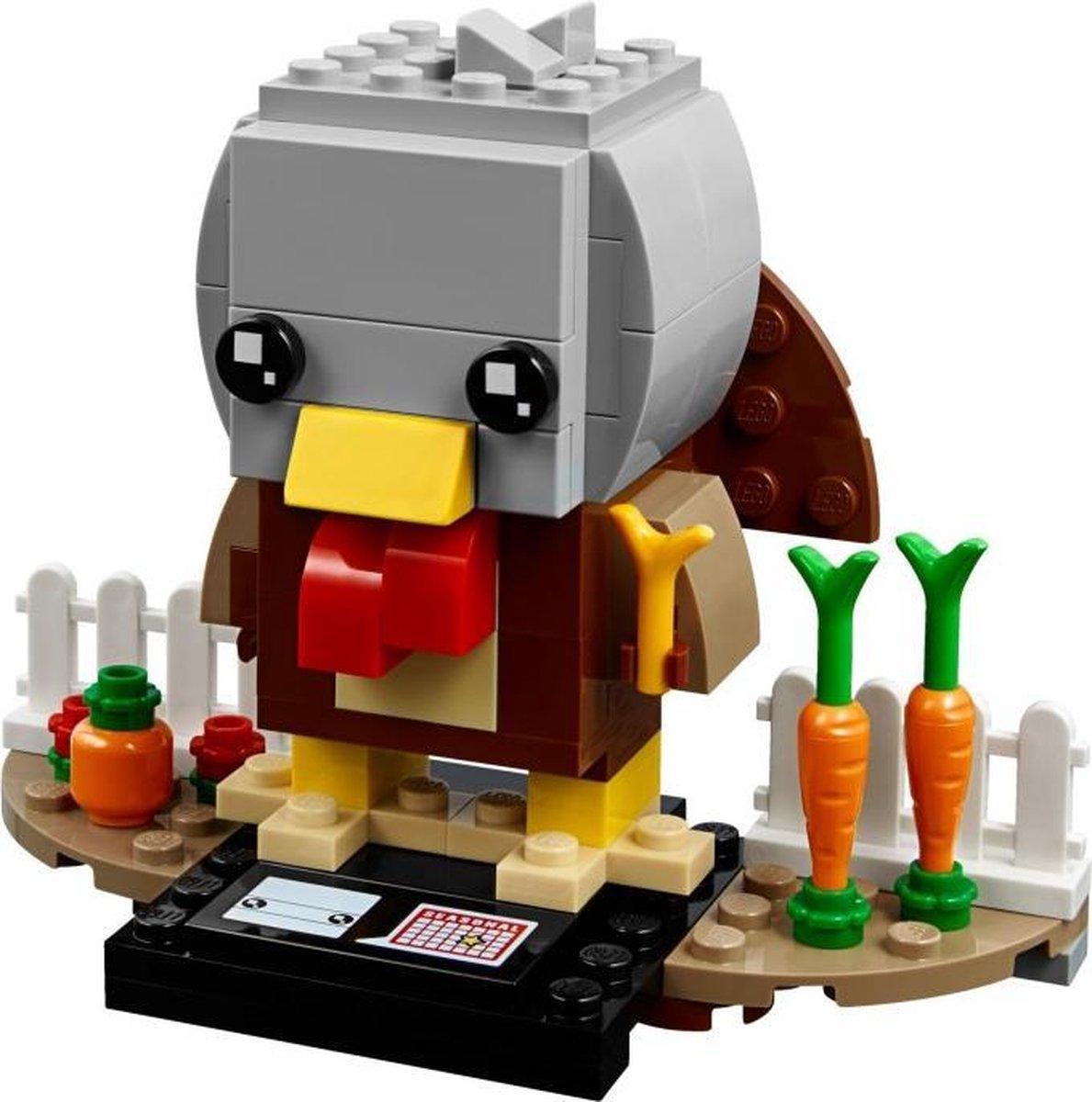 LEGO Thanksgiving kalkoen met wortels 40273 Brickkeadz (nr 32) LEGO BRICKHEADZ @ 2TTOYS | Official LEGO shop😊🥰 LEGO €. 12.49