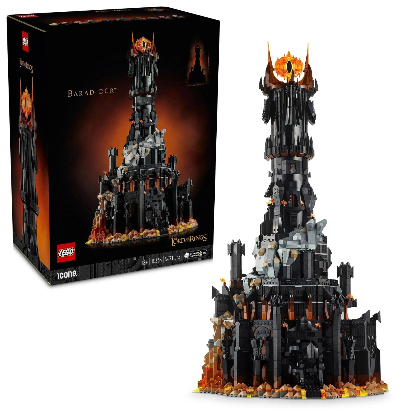 LEGO The Lord of the Rings: Barad-dûr™ 10333 Lord Of The Rings LEGO LORD OF THE RINGS @ 2TTOYS | Official LEGO shop😊🥰 LEGO €. 474.99