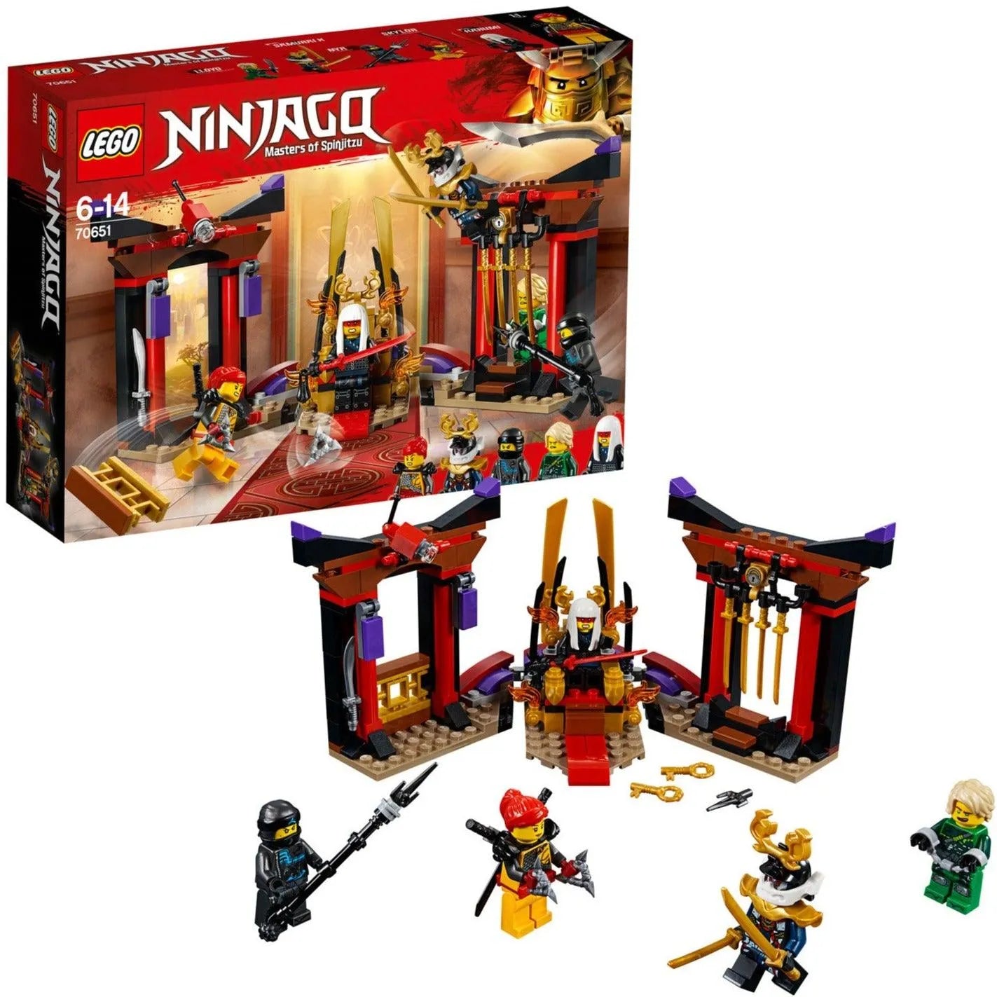 LEGO Troonzaalduel in het Paleis der Geheimen 70651 Ninjago LEGO NINJAGO @ 2TTOYS | Official LEGO shop😊🥰 LEGO €. 15.99