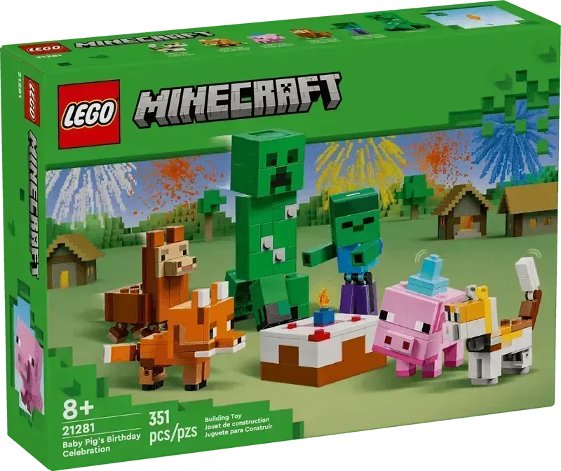 LEGO Verjaardag van het biggetje: Vier het feest met Minecraft 21281 Minecraft LEGO MINECRAFT @ 2TTOYS | Official LEGO shop😊🥰 2TTOYS €. 16.99