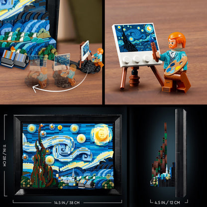 LEGO Vincent van Gogh - De sterrennacht 21333 Ideas LEGO IDEAS @ 2TTOYS LEGO €. 144.49