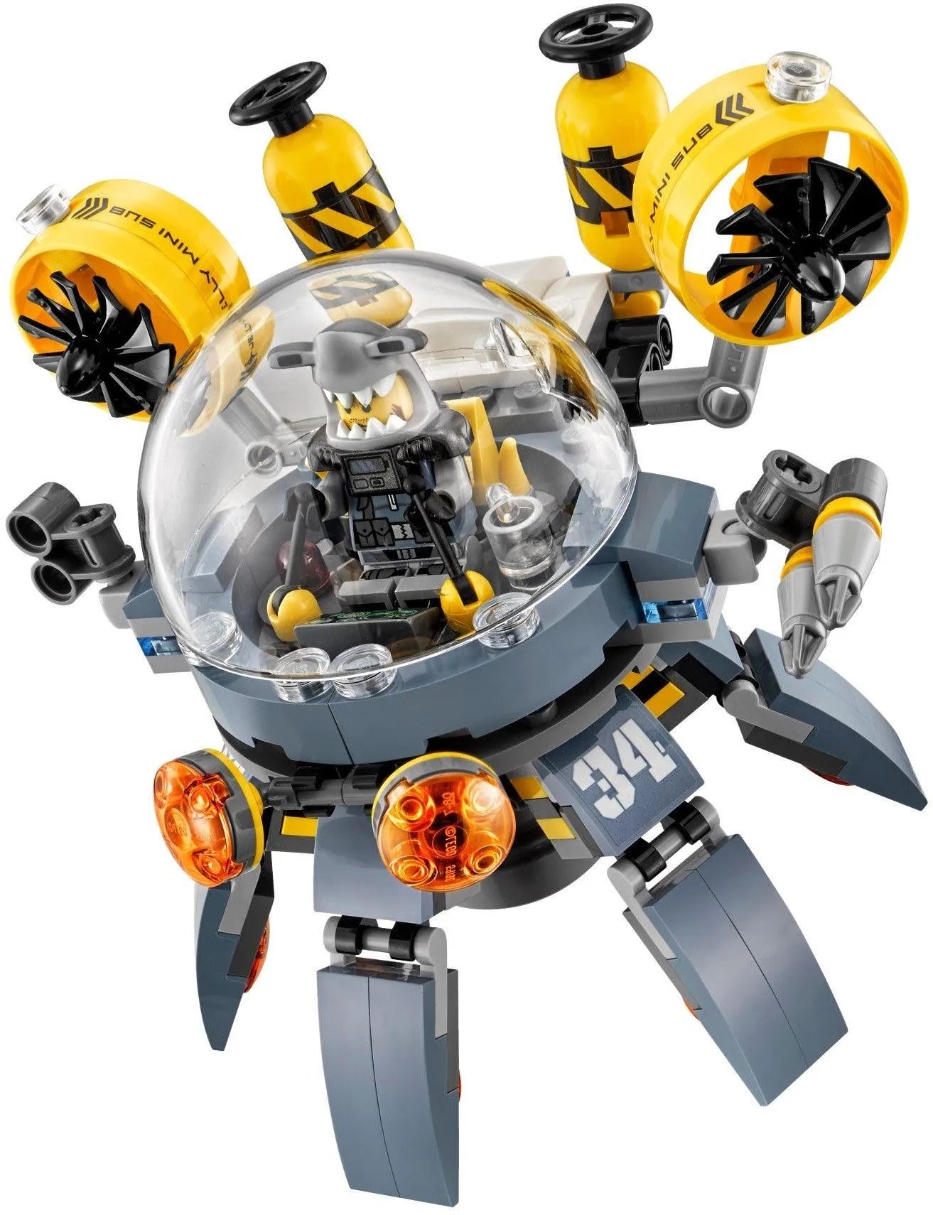 LEGO Vliegende kwal duikboot 70610 Ninjago LEGO NINJAGO @ 2TTOYS | Official LEGO shop😊🥰 LEGO €. 44.99