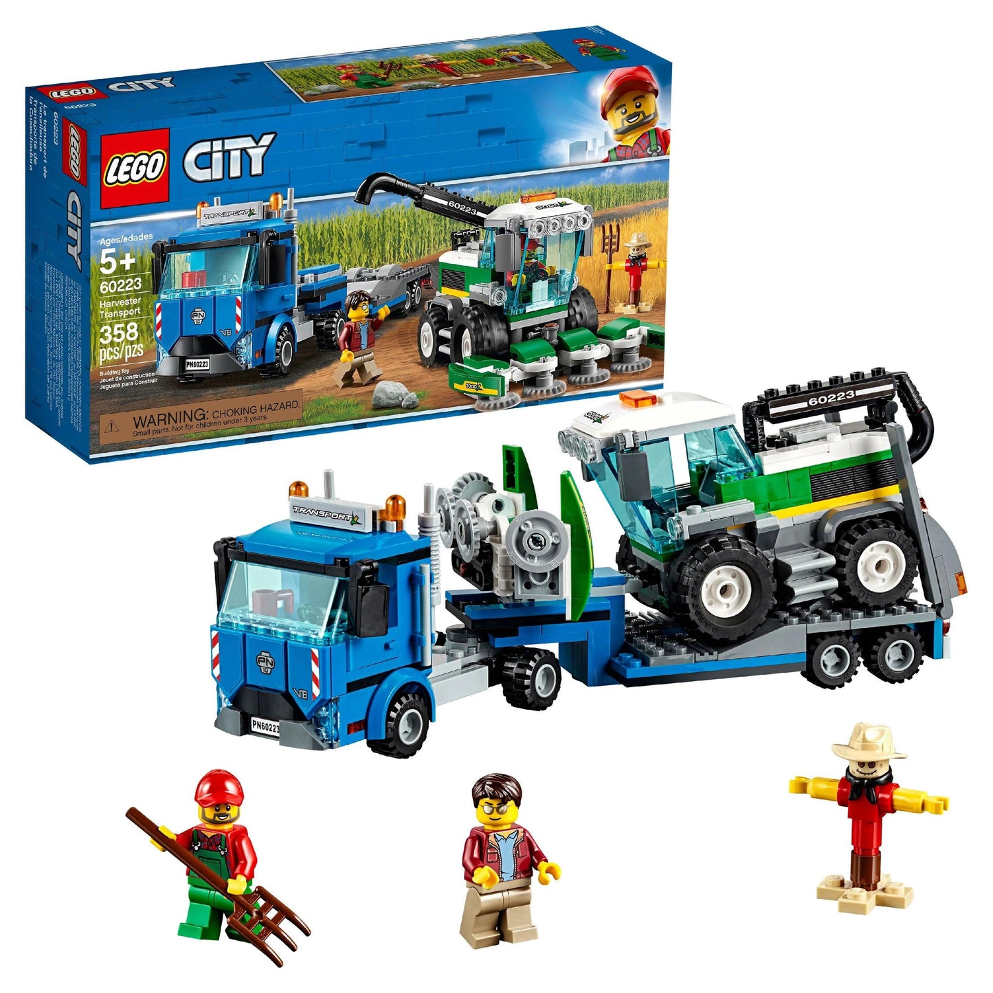 LEGO Vrachtwagen transport van de maaidorser 60223 City LEGO CITY GEWELDIGE VOERTUIGEN @ 2TTOYS | Official LEGO shop😊🥰 LEGO €. 22.49