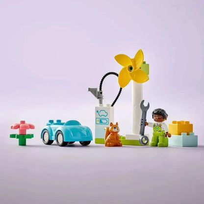 LEGO Wind turbine en electrische auto 10985 DUPLO @ 2TTOYS | Official LEGO shop😊🥰 LEGO €. 8.48