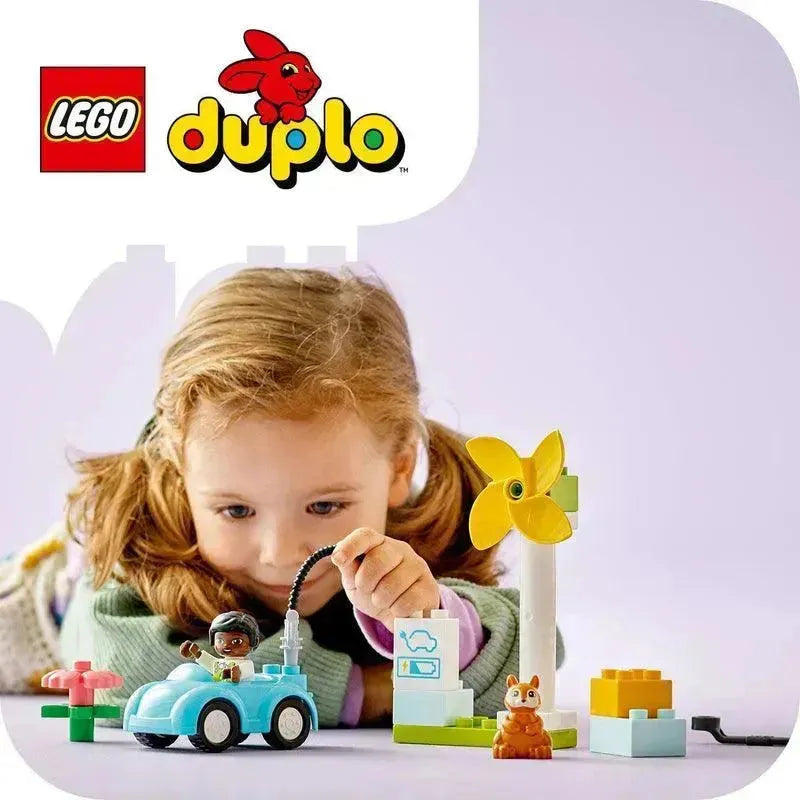 LEGO Wind turbine en electrische auto 10985 DUPLO @ 2TTOYS | Official LEGO shop😊🥰 LEGO €. 8.48