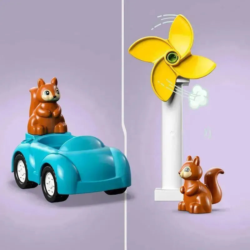 LEGO Wind turbine en electrische auto 10985 DUPLO @ 2TTOYS | Official LEGO shop😊🥰 LEGO €. 8.48