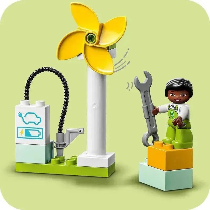 LEGO Wind turbine en electrische auto 10985 DUPLO @ 2TTOYS | Official LEGO shop😊🥰 LEGO €. 8.48