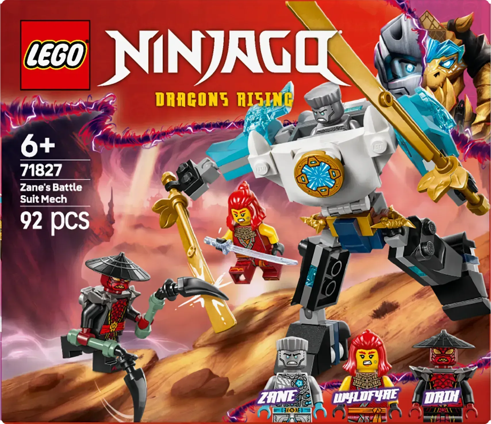 LEGO Zane's Strijd Mecha 71827 Ninjago @ 2TTOYS | Official LEGO shop😊🥰 2TTOYS | Official LEGO shop😊🥰 €. 8.49