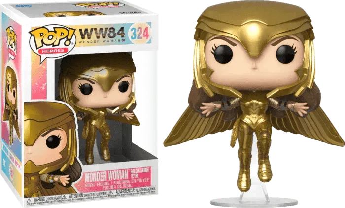 Funko Pop! 324 Wonder Woman 1984 Movies Gold Armour Flying Pose FUN 46660 FUNKO POP @ 2TTOYS | Official LEGO shop😊🥰 FUNKO POP €. 11.99