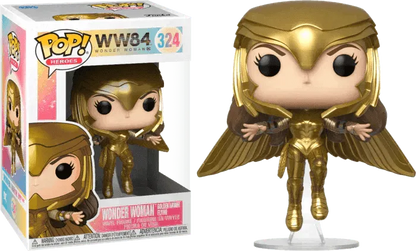 Funko Pop! 324 Wonder Woman 1984 Movies Gold Armour Flying Pose FUN 46660 FUNKO POP @ 2TTOYS | Official LEGO shop😊🥰 FUNKO POP €. 11.99