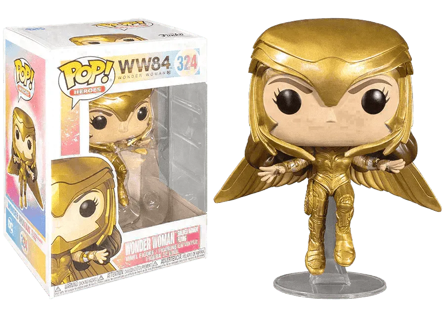 Funko Pop! 324 Wonder Woman 1984 Movies Gold Armour Flying Pose FUN 46660 FUNKO POP @ 2TTOYS | Official LEGO shop😊🥰 FUNKO POP €. 11.99